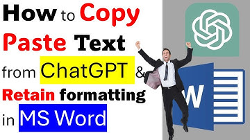 ChatGPT Tutorial - How to Copy Paste text from ChatGPT and retain the formatting? #chatgpt #format