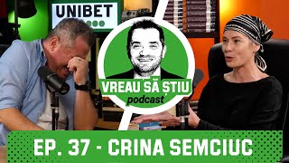 CRINA SEMCIUC. "De ce nu plângi când Poliția îți ia carnetul?" | VREAU SĂ ȘTIU Podcast EP. 37