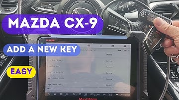 2018-2020 Mazda CX-9 key programming by Autel IM608. How to program a new key for Mazda CX-9.