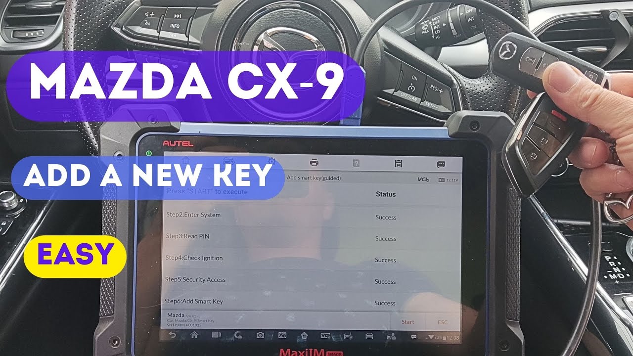 2019 Mazda CX 9 Key Programming By Autel IM608 How To Program A New 2019-mazda-cx-9-key-programming-by-autel-im608-how-to-program-a-new