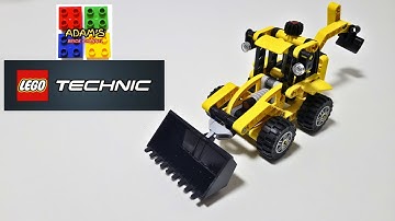 Lego Technic Backhoe Loader 42197 | Lego Speed Build