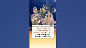HOT: Đạt G - Cindy Lư hóa cô dâu chú rể trên lễ đường, khóa môi ngọt ngào trước đông đảo khách mời