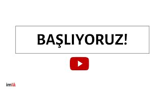 Başlıyoruz 