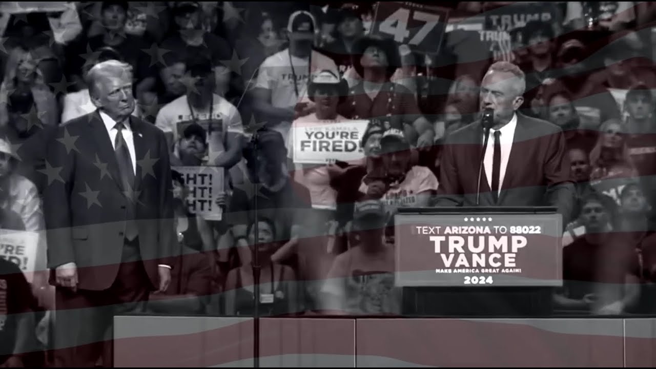 ⁣President Donald J. Trump Welcomes RFK Jr. Arizona August 23 2024