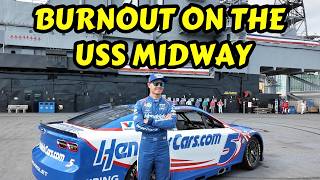 Kyle Larson Talks Burnout On U.S.S. Midway