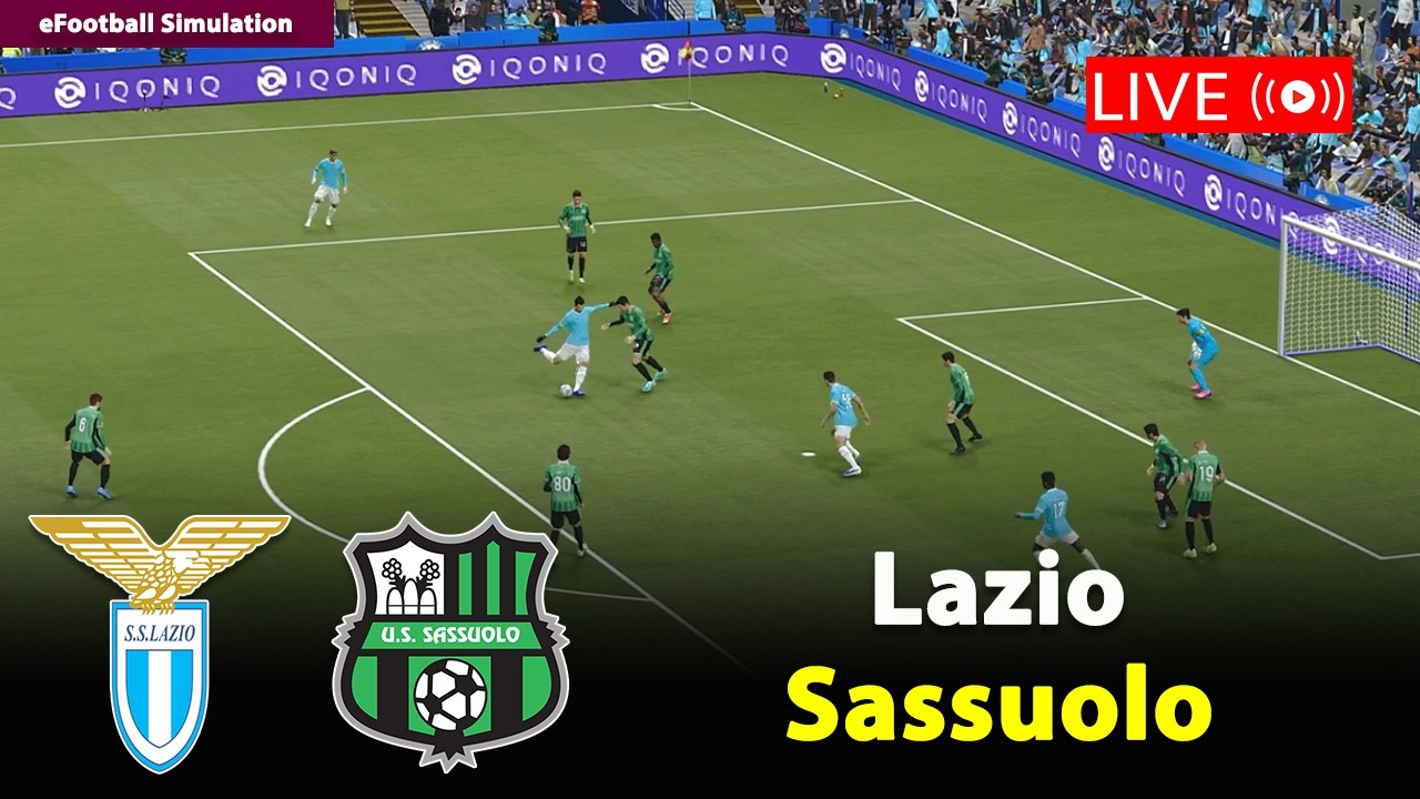 🔴In Diretta- Lazio vs Sassuolo | Serie A 2025/26 | eFootball PES21 Simulation
