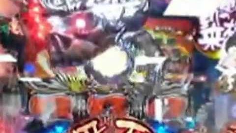 パチンコ CR丹下左膳 ST中 先読み予告 ％期待度上昇 ボタンプッシュ 髑髏ボーナス 大当たり