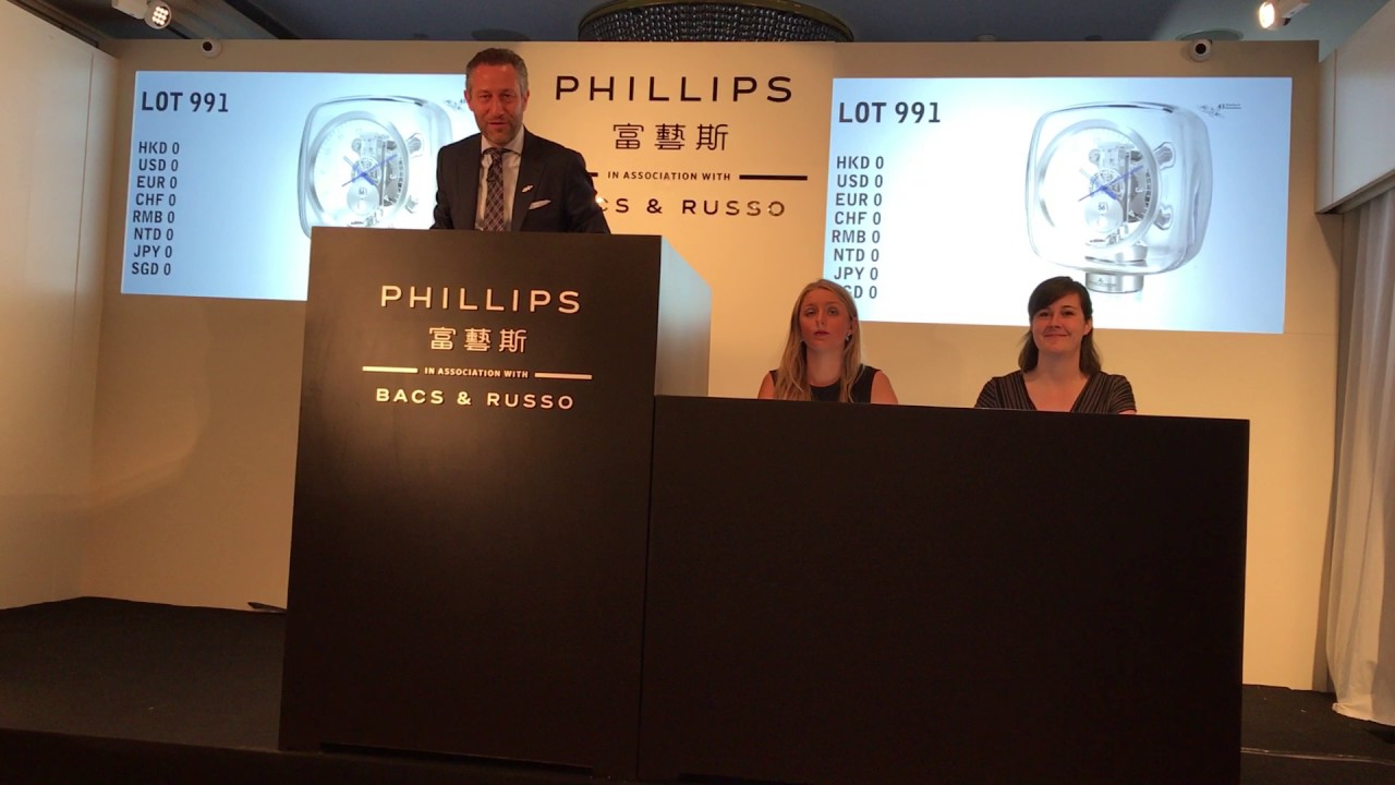 Phillips Auction , Aurel Bacs 30 of May 2017 , Hong Kong