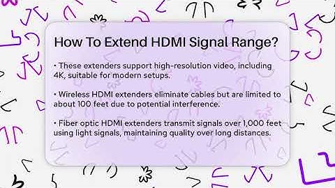 How To Extend HDMI Signal Range? - NextGen Viewing and Audio