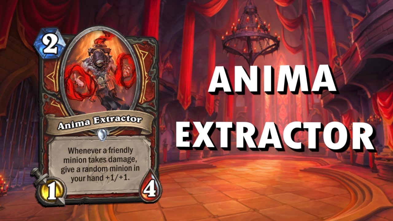 Hearthstone Castle Nathria Anima Extractor Warrior YouTube