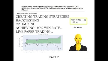 How to create a trading bot in Python (4/2) with backtesting (vectorbt) & live paper-trading(Alpaca)