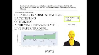 How to create a trading bot in Python (4/2) with backtesting (vectorbt) & live paper-trading(Alpaca)