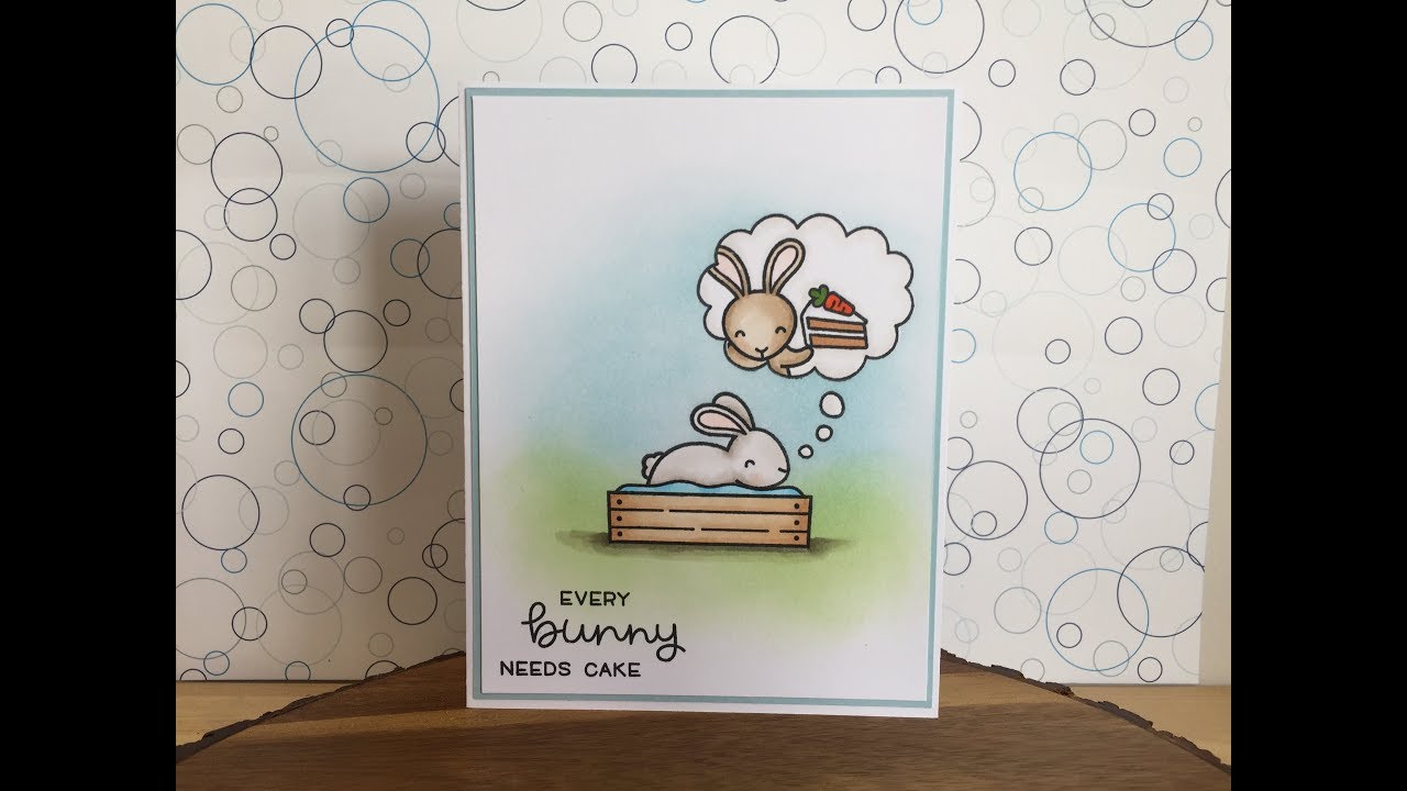 Cheer Up, Bunny Card | ft Lawn Fawn