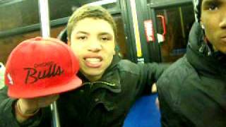 Young Skust and J-Stacks buggin on da bus