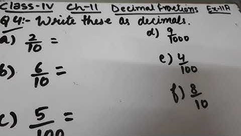 Class IV, Ch-11, Ex.11A ,Q-4