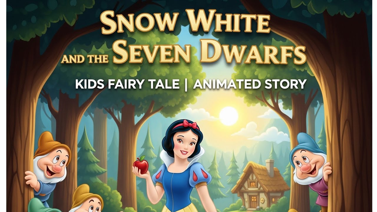 Snow White and the Seven Dwarfs | Kids Fairy Tale | Animated Story ...