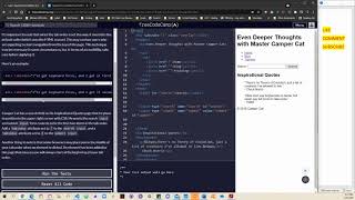 Applied Accessibility part 2 FreeCodeCamp [walkthtough video]