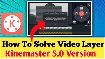 How to fix black screen video Layer problem in kinemaster | How do I fix a kinemaster video layer