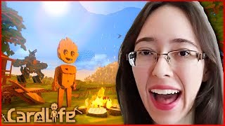 O NOVO MINECRAFT FEITO DE PAPELÃO ! - CardLife 