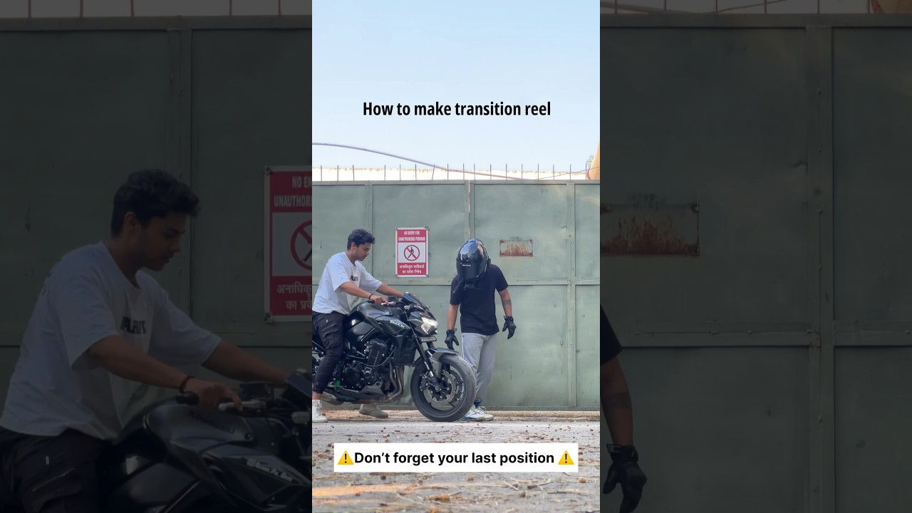 How to make transition video🔥 #howtomaketransition #kawasakiz900 #z900 #transition #youtubeshorts