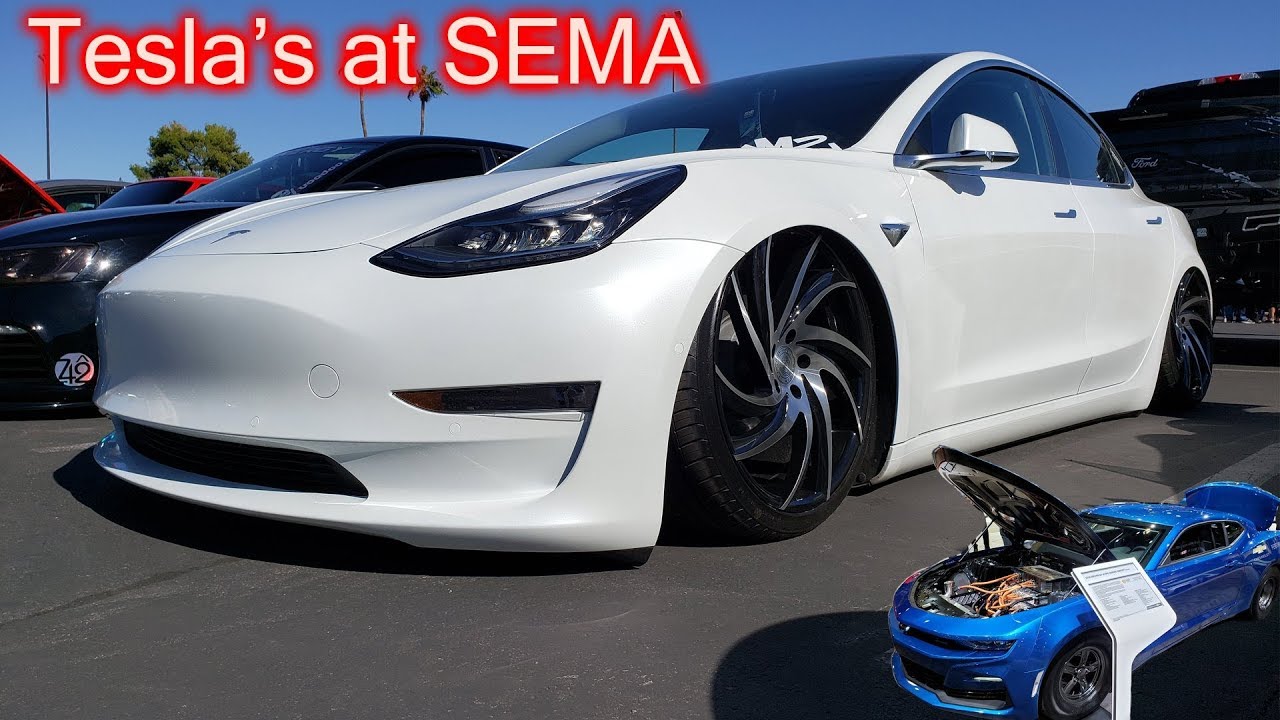 Bagged Model 3 Electric Chevy Camaro My Sema Experience You Bagged Model 3 Electric Chevy Camaro My Sema Experience