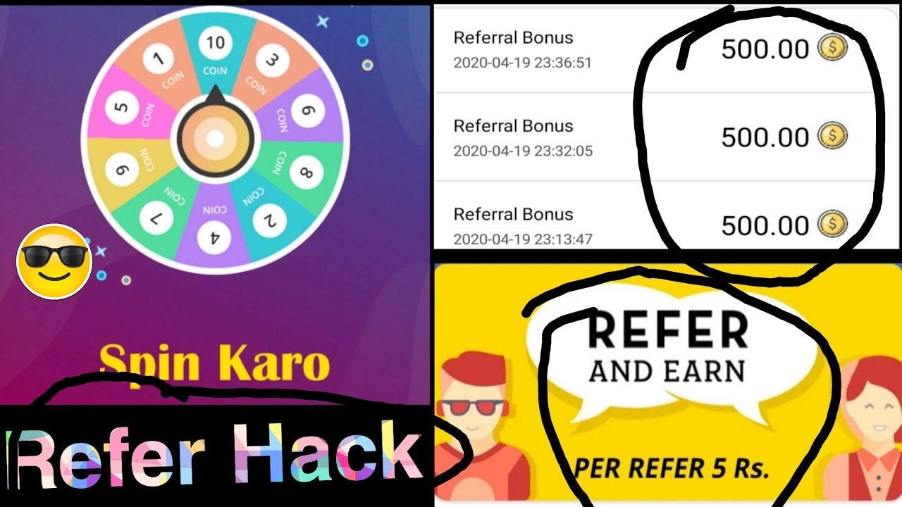 New App earn PayTM ☆ Refer hack ☆《spin karo - best spin App of 2020 》