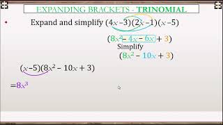 Expand Brackets   Trinomials