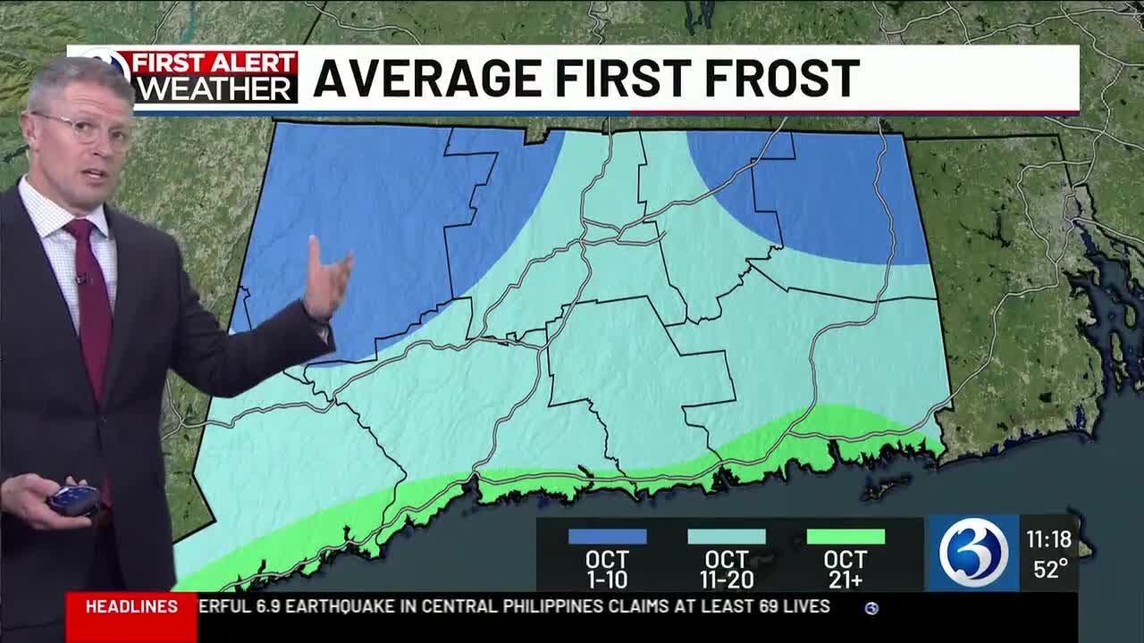 WEATHER: Showers by the middle of next week ends summer-like warmth ...