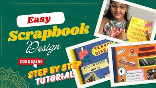 DIY Idea For Summer Vacation Scrapbook☀️🏖️ How to Make Summer Vacation Scrapbook! Vacation Journal