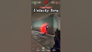 Unlucky Yoru Teleports Into Death 💀 | Valorant Short#valorant