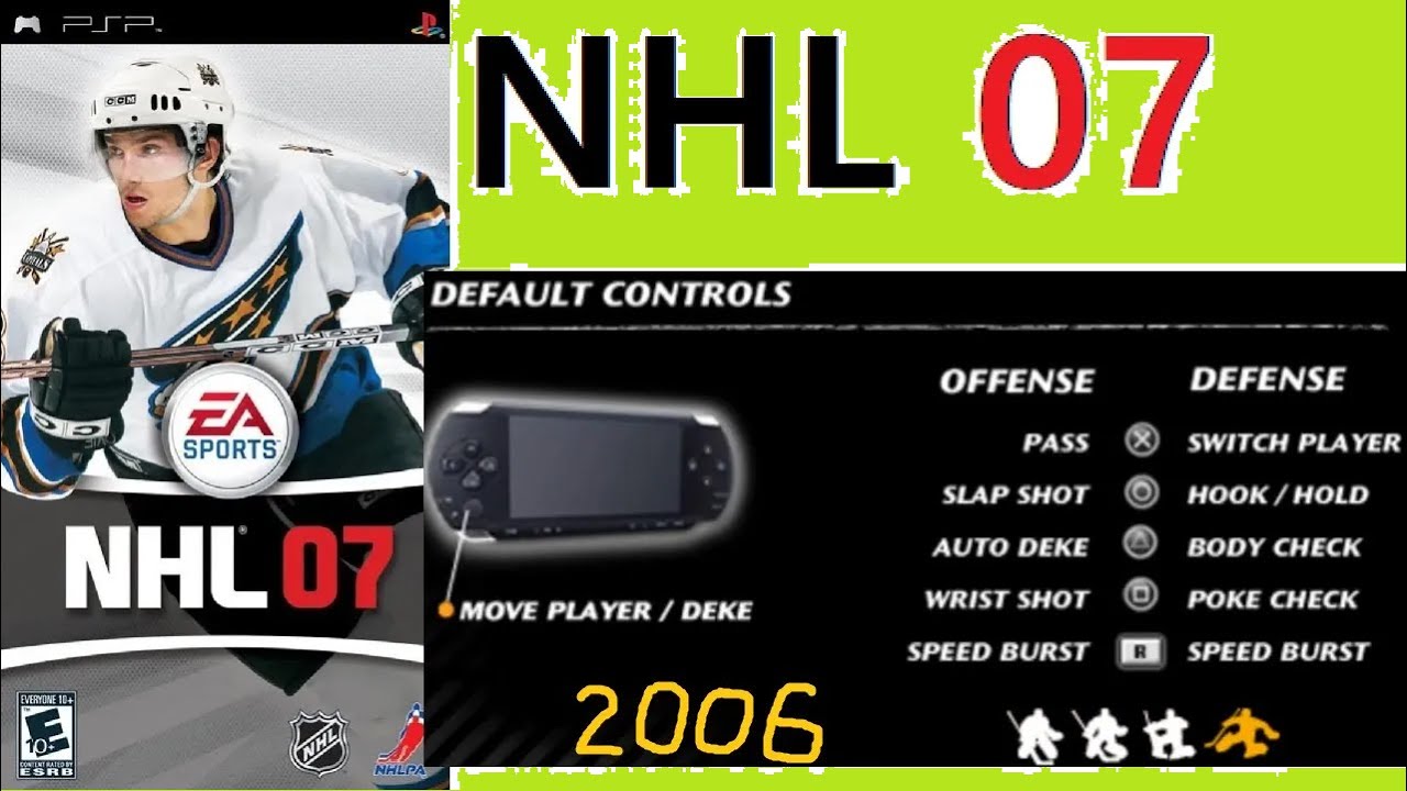 [게임초강력추천] NHL 07_PSP Ver Played by Uncle Jun's Game TV YouTube