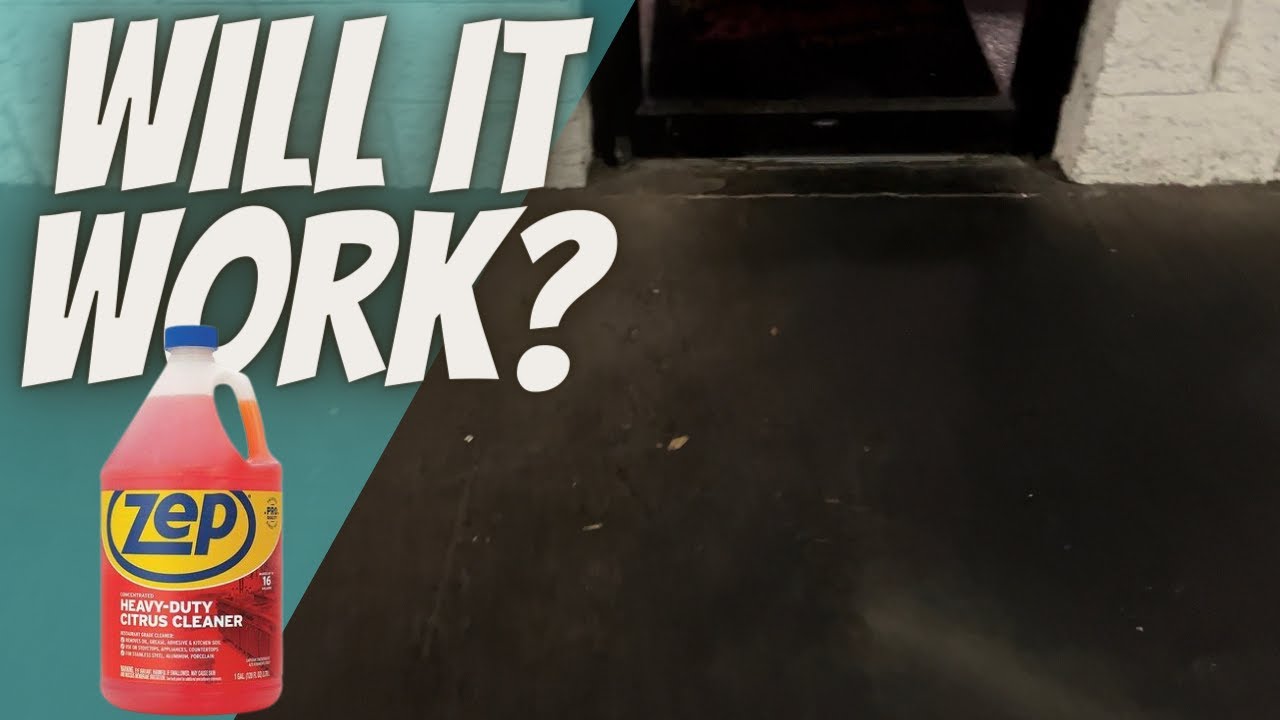 Using A Zep Degreaser To Pressure Wash YouTube