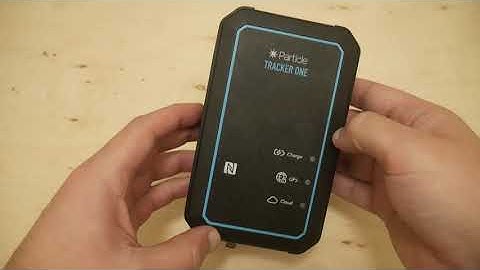 Particle Tracker One unboxing.