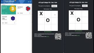 Play  tic-tac-toe  game  on  BitcoinSV blockchain screenshot 4