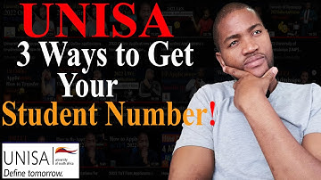 UNISA Online Admission | How to get back my student number at UNISA in 3 ways?
