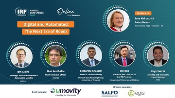 Session 5: Digital and Automated: The Next Era of Roads