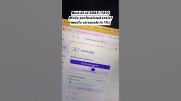 Fastest way to generate AI social media carousels