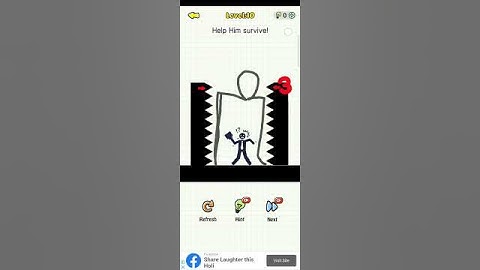 DRAW TO SAVE STICKMAN LEVEL 10 #sorts #viral #gamer #drawing