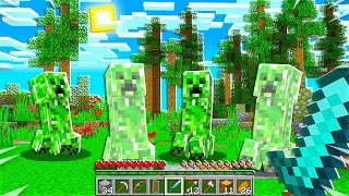 CREEPER ATTACK In HARDCORE Survival Minecraft!
