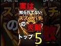 実は知られてない！スズメバチの天敵トップ5 #動物雑学 #生き物雑学#昆虫雑学