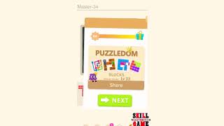Puzzledom - Blocks - Master Level 1 - 50 - Walkthrough screenshot 4