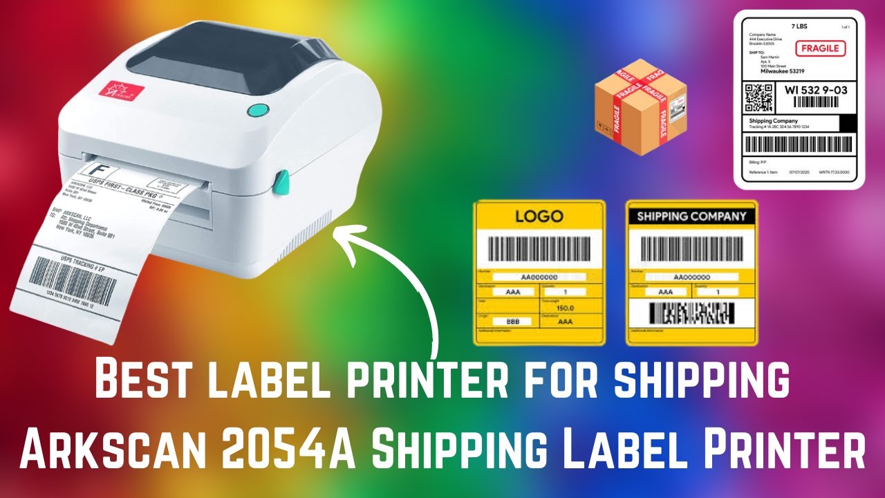 Arkscan 2054A Shipping Label Printer 2023 Review YouTube