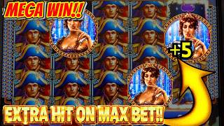 HUGE NAPOLEON DROP + HOT BONUS MASSIVE WIN on Napoleon & Josephine Slot!  WMS Classic MAX BET Live