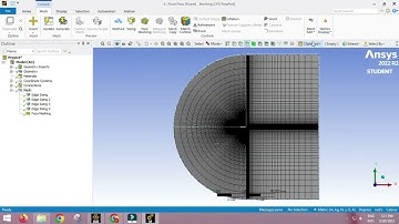 Ansys Fluent 2d- Airfoil Meshing Compressible  flow