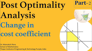 Post Optimality Analysis (Part-2)-Change in Cost Coefficient