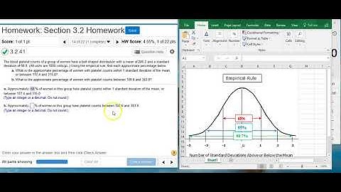 [3.2.41] Using the Empirical Rule to derive proportions