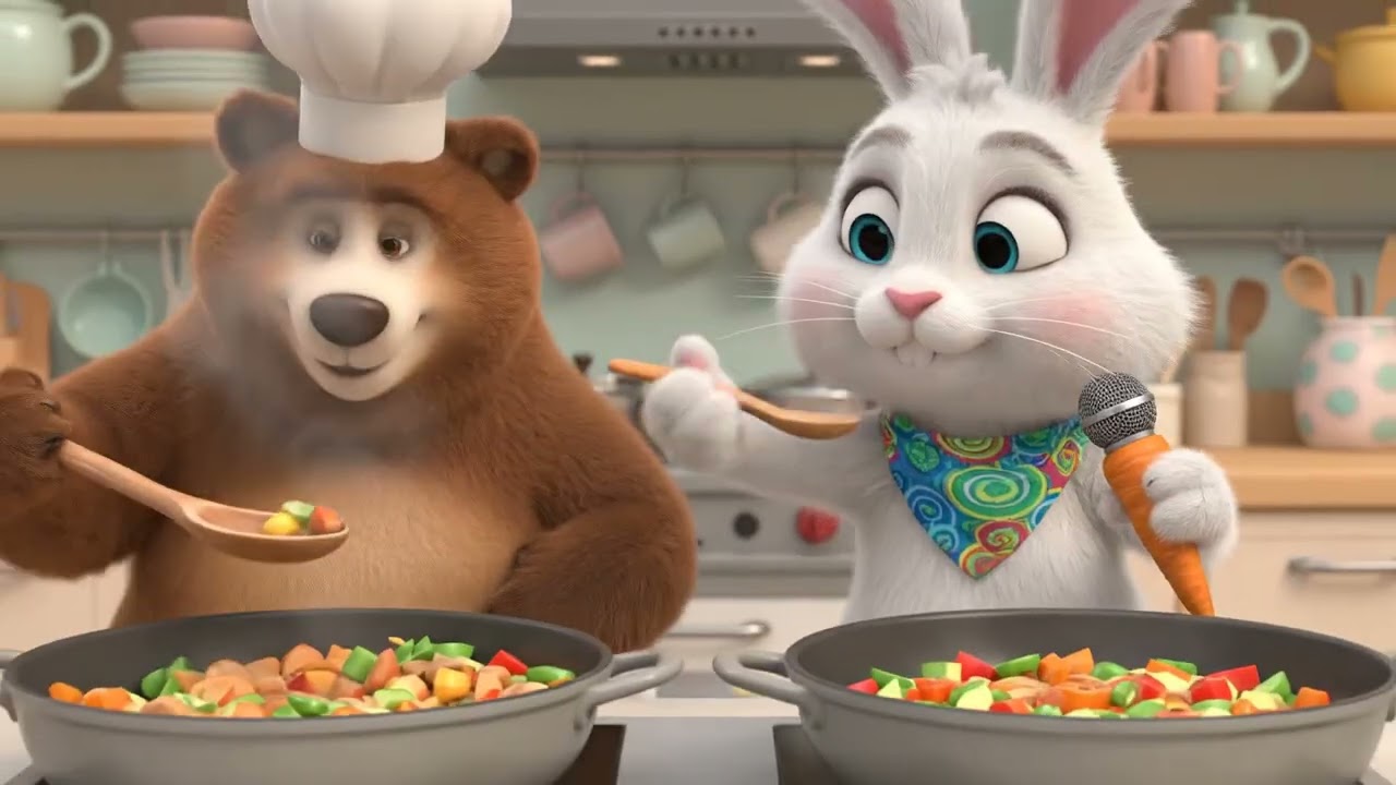 the rabbit and the bear the mysterious noise in the night