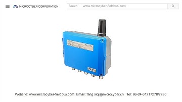 Microcyber Corporation--G1100 WirelessHART Gateway--www.microcyber-fieldbus.com