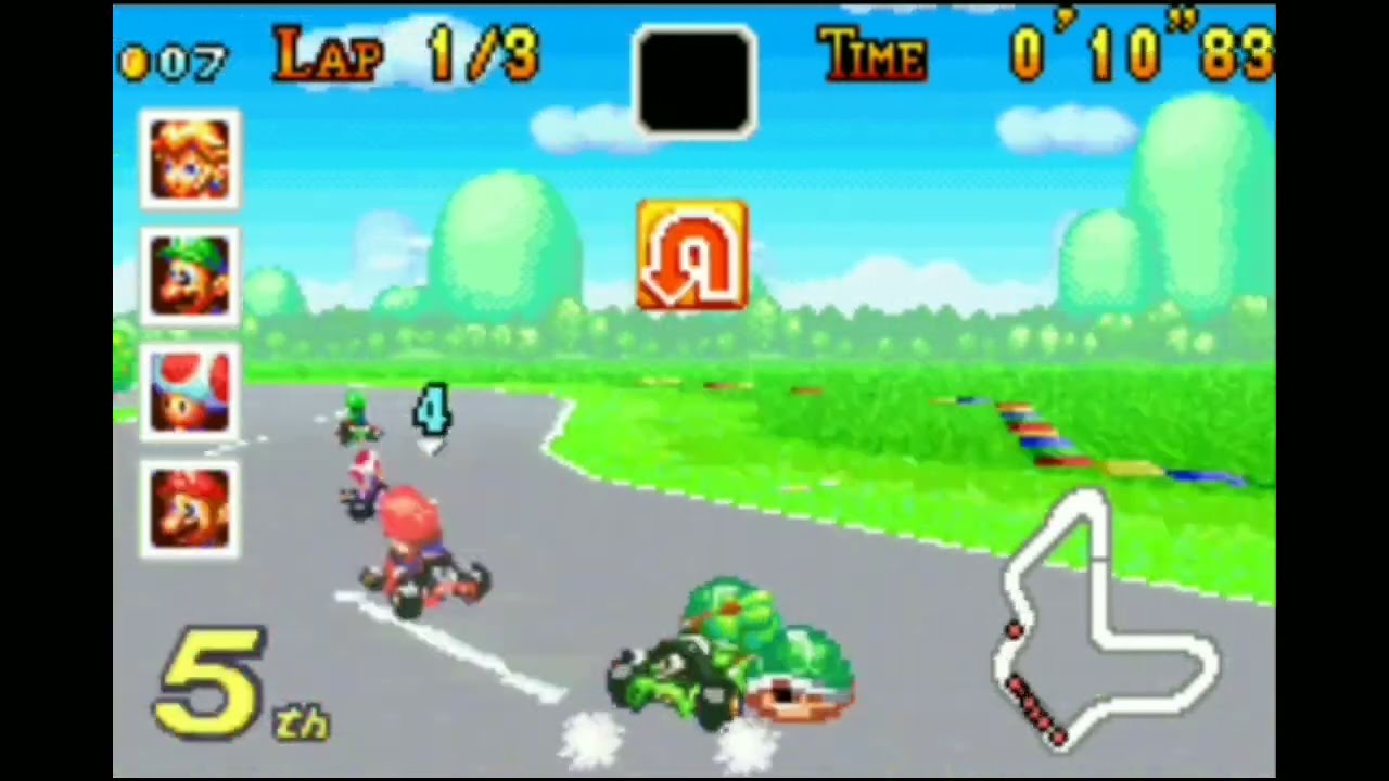 Anti piracy screen Mario kart Super Circuit