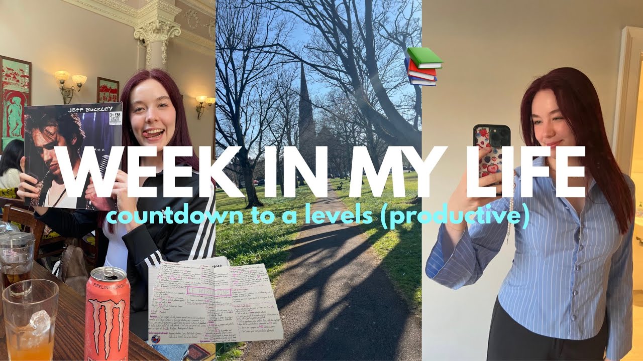 ДНЕВНИКИ 13 КЛАССА | Неделя из моей жизни: подготовка к экзаменам уровня A📚